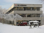 Illustrasjonsbilde, Ås rådhus vinterbilde