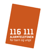Logo alarmtelefon for barn og unge Logo alarmtelefon for barn og unge
