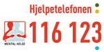 Logo hjelpetelefonen til Mental helse Logo hjelpetelefonen til Mental helse