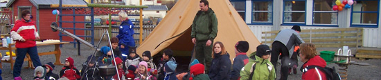 Fra &aring;pningsfesten p&aring; Bl&aring;sten barnehage