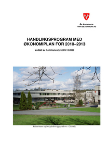 Handlingsprogram med økonomiplan 2010 - 2013 illustrasjon ioo Handlingsprogram med økonomiplan 2010 - 2013 illustrasjon