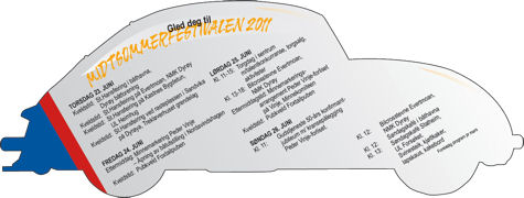 Forel&oslash;pig program for Midtsommerfestivalen 2011