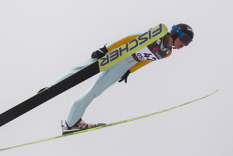 25.02.2011, Oslo, Norway (NOR): Coline Mattel (FRA), Fischer - FIS nordic world ski championships, ski jumping, individual HS106 women, Oslo (NOR). www.nordicfocus.com. © Laiho/NordicFocus. Every downloaded picture is fee-liable.