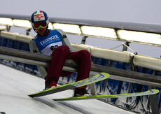 06.01.2012, Oberstdorf, Germany (GER): Alessandro Pittin (ITA), Fischer, One Way, Rottefella - FIS world cup nordic combined, training, Oberstdorf (GER). www.nordicfocus.com. Â© Laiho/NordicFocus. Every downloaded picture is fee-liable.