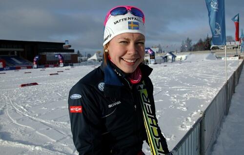 EMMA WIKÉN - kan hon följa upp silvermedaljen från U23-VM:s sprint med ett nytt topplopp idag? Foto: KJELL-ERIK KRISTIANSEN