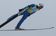 09.03.2012, Oslo, Norway (NOR): Jason Lamy Chappuis (FRA), Salomon, Swix, One Way - FIS world cup nordic combined, individual gundersen HS106/10km, Oslo (NOR). www.nordicfocus.com. Â© Laiho/NordicFocus. Every downloaded picture is fee-liable.