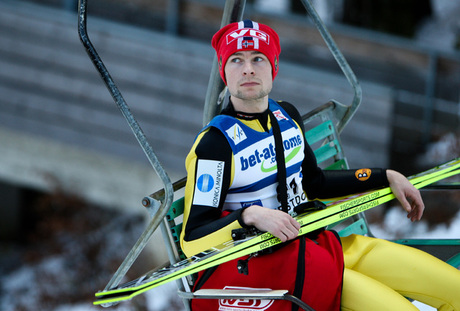 05.02.2011, Oberstdorf, Germany (GER): Anders Jacobsen (NOR), Fischer - FIS world cup ski jumping, individual HS213, Oberstdorf (GER). www.nordicfocus.com. © Laiho/NordicFocus. Every downloaded picture is fee-liable.