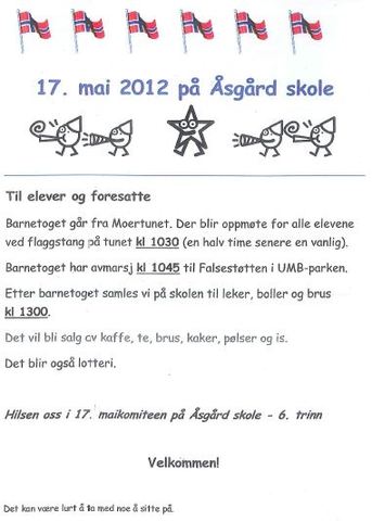 17.mai på Åsgård