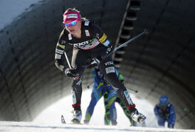UNGA Jessica Diggins går rakt in i USAs A-landslag efter sina sprintframgångar i vintras. Foto: MILAN DROBNY