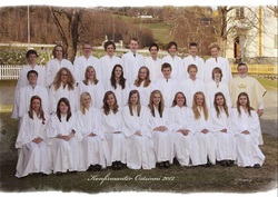 Konfirmanter Østsinni  2012  