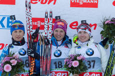 06.03.2014, Pokljuka, Slovenia (SLO): Daria Virolaynen (RUS), Katharina Innerhofer (AUT), Nadezhda Skardino (BLR)- IBU world cup biathlon, sprint women, Pokljuka (SLO). www.nordicfocus.com. © Manzoni/NordicFocus. Every downloaded picture is fee-liable. NordicFocus 06.03.2014, Pokljuka, Slovenia (SLO): Daria Virolaynen (RUS), Katharina Innerhofer (AUT), Nadezhda Skardino (BLR)- IBU world cup biathlon, sprint women, Pokljuka (SLO). www.nordicfocus.com. © Manzoni/NordicFocus. Every downloaded picture is fee-liable.