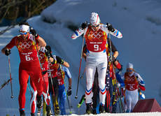 16.02.2014, Sochi, Russia (RUS): Curdin Perl (SUI), Jean Marc Gaillard (FRA), (l-r)- XXII. Olympic Winter Games Sochi 2014, cross-country, 4x10km men, Sochi (RUS). www.nordicfocus.com. © NordicFocus. Every downloaded picture is fee-liable. NordicFocus 16.02.2014, Sochi, Russia (RUS): Curdin Perl (SUI), Jean Marc Gaillard (FRA), (l-r)- XXII. Olympic Winter Games Sochi 2014, cross-country, 4x10km men, Sochi (RUS). www.nordicfocus.com. © NordicFocus. Every downloaded picture is fee-liable.