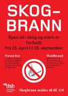 skogbrannplakat