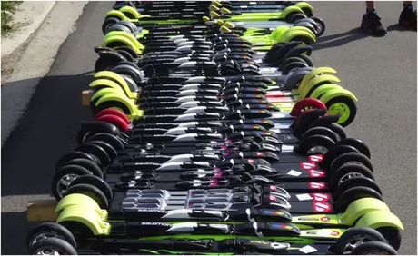 Test ski-roues