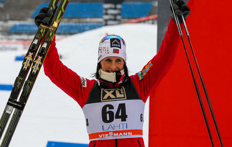 02.03.2014, Lahti, Finland (FIN): Marit Bjoergen (NOR), Fischer, Swix, Rottefella- FIS world cup cross-country, 10km women, Lahti (FIN). www.nordicfocus.com. © Laiho/NordicFocus. Every downloaded picture is fee-liable. NordicFocus 02.03.2014, Lahti, Finland (FIN): Marit Bjoergen (NOR), Fischer, Swix, Rottefella- FIS world cup cross-country, 10km women, Lahti (FIN). www.nordicfocus.com. © Laiho/NordicFocus. Every downloaded picture is fee-liable.