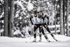 24.01.2015, Antholz, Italy (ITA): Marie Dorin (FRA), Enora Latuilliere (FRA)- IBU world cup biathlon, pursuit men, Antholz (ITA). www.nordicfocus.com. © Manzoni/NordicFocus. Every downloaded picture is fee-liable. NordicFocus 24.01.2015, Antholz, Italy (ITA): Marie Dorin (FRA), Enora Latuilliere (FRA)- IBU world cup biathlon, pursuit men, Antholz (ITA). www.nordicfocus.com. © Manzoni/NordicFocus. Every downloaded picture is fee-liable.