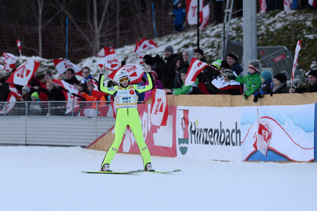 31.01.2015, Hinzenbach, Austria (AUT): Daniela Iraschko-Stolz (AUT) - FIS world cup ski jumping ladies, individual HS94, Hinzenbach (AUT). www.nordicfocus.com. © Rauschendorfer/NordicFocus. Every downloaded picture is fee-liable. NordicFocus 31.01.2015, Hinzenbach, Austria (AUT): Daniela Iraschko-Stolz (AUT) - FIS world cup ski jumping ladies, individual HS94, Hinzenbach (AUT). www.nordicfocus.com. © Rauschendorfer/NordicFocus. Every downloaded picture is fee-liable.