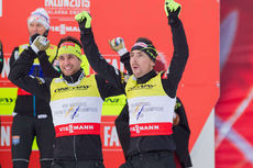 28.02.2015, Falun, Sweden (SWE): Jason Lamy-Chappuis (FRA), Francois Braud (FRA)- FIS nordic world ski championships, nordic combined, team sprint HS134/2x7.5km, Falun (SWE). www.nordicfocus.com. © NordicFocus. Every downloaded picture is fee-liable. NordicFocus 28.02.2015, Falun, Sweden (SWE): Jason Lamy-Chappuis (FRA), Francois Braud (FRA)- FIS nordic world ski championships, nordic combined, team sprint HS134/2x7.5km, Falun (SWE). www.nordicfocus.com. © NordicFocus. Every downloaded picture is fee-liable.