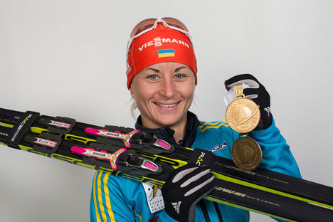 15.03.2015, Kontiolahti, Finland (FIN): Valj Semerenko (UKR)- IBU world championships biathlon, medals, Kontiolahti (FIN). www.nordicfocus.com. © NordicFocus. Every downloaded picture is fee-liable. NordicFocus 15.03.2015, Kontiolahti, Finland (FIN): Valj Semerenko (UKR)- IBU world championships biathlon, medals, Kontiolahti (FIN). www.nordicfocus.com. © NordicFocus. Every downloaded picture is fee-liable.