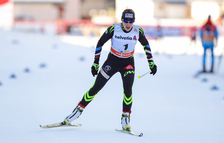 20.12.2014, Davos, Switzerland (SUI): Coraline Thomas Hugue (FRA), Fischer, One Way, Rottefella- FIS world cup cross-country, 10km women, Davos (SUI). www.nordicfocus.com. © Laiho/NordicFocus. Every downloaded picture is fee-liable. NordicFocus 20.12.2014, Davos, Switzerland (SUI): Coraline Thomas Hugue (FRA), Fischer, One Way, Rottefella- FIS world cup cross-country, 10km women, Davos (SUI). www.nordicfocus.com. © Laiho/NordicFocus. Every downloaded picture is fee-liable.