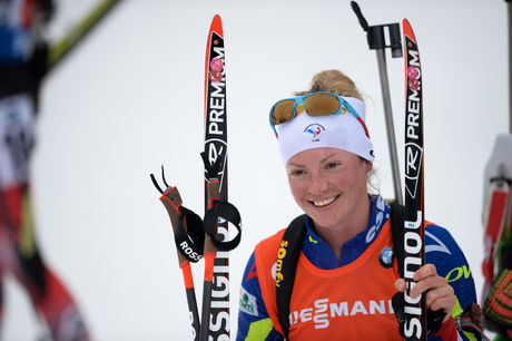 13.03.2016, Oslo, Norway (NOR):Marie Dorin Habert (FRA) - IBU world championships biathlon, mass women, Oslo (NOR). www.nordicfocus.com. © Tumashov/NordicFocus. Every downloaded picture is fee-liable. Tumashov/NordicFocus 13.03.2016, Oslo, Norway (NOR):Marie Dorin Habert (FRA) - IBU world championships biathlon, mass women, Oslo (NOR). www.nordicfocus.com. © Tumashov/NordicFocus. Every downloaded picture is fee-liable.