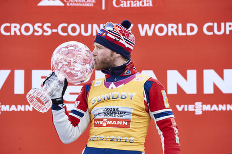 12.03.2016, Canmore, Canada (CAN):Martin Johnsrud Sundby (NOR) - FIS world cup cross-country, cups, Canmore (CAN). www.nordicfocus.com. © Felgenhauer/NordicFocus. Every downloaded picture is fee-liable. NordicFocus 12.03.2016, Canmore, Canada (CAN):Martin Johnsrud Sundby (NOR) - FIS world cup cross-country, cups, Canmore (CAN). www.nordicfocus.com. © Felgenhauer/NordicFocus. Every downloaded picture is fee-liable.