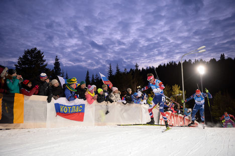 19.03.2016, Khanty-Mansiysk, Russia (RUS):Tarjei Boe (NOR) - IBU world cup biathlon, pursuit men, Khanty-Mansiysk (RUS). www.nordicfocus.com. © Tumashov/NordicFocus. Every downloaded picture is fee-liable. NordicFocus 19.03.2016, Khanty-Mansiysk, Russia (RUS):Tarjei Boe (NOR) - IBU world cup biathlon, pursuit men, Khanty-Mansiysk (RUS). www.nordicfocus.com. © Tumashov/NordicFocus. Every downloaded picture is fee-liable.