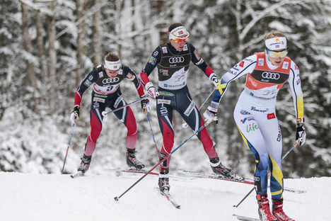 04.01.2017, Oberstdorf, Germany (GER):Heidi Weng (NOR) - FIS world cup cross-country, tour de ski, pursuit women, Oberstdorf (GER). www.nordicfocus.com. © Modica/NordicFocus. Every downloaded picture is fee-liable. NordicFocus 04.01.2017, Oberstdorf, Germany (GER):Heidi Weng (NOR) - FIS world cup cross-country, tour de ski, pursuit women, Oberstdorf (GER). www.nordicfocus.com. © Modica/NordicFocus. Every downloaded picture is fee-liable.