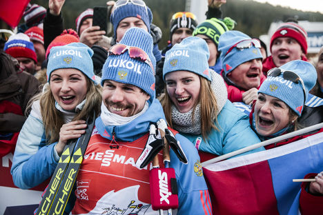 08.01.2017, Val di Fiemme, Italy (ITA):Sergey Ustiugov (RUS) - FIS world cup cross-country, tour de ski, final climb men, Val di Fiemme (ITA). www.nordicfocus.com. © Modica/NordicFocus. Every downloaded picture is fee-liable. NordicFocus 08.01.2017, Val di Fiemme, Italy (ITA):Sergey Ustiugov (RUS) - FIS world cup cross-country, tour de ski, final climb men, Val di Fiemme (ITA). www.nordicfocus.com. © Modica/NordicFocus. Every downloaded picture is fee-liable.