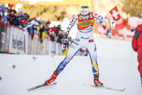 08.01.2017, Val di Fiemme, Italy (ITA):Stina Nilsson (SWE) - FIS world cup cross-country, tour de ski, final climb women, Val di Fiemme (ITA). www.nordicfocus.com. © Modica/NordicFocus. Every downloaded picture is fee-liable. NordicFocus 08.01.2017, Val di Fiemme, Italy (ITA):Stina Nilsson (SWE) - FIS world cup cross-country, tour de ski, final climb women, Val di Fiemme (ITA). www.nordicfocus.com. © Modica/NordicFocus. Every downloaded picture is fee-liable.