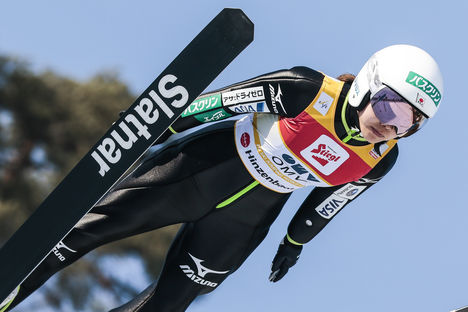 04.02.2017, Hinzenbach, Austria (AUT):Sara Takanashi (JPN) - FIS world cup ski jumping ladies, individual HS94, Hinzenbach (AUT). www.nordicfocus.com. © Modica/NordicFocus. Every downloaded picture is fee-liable. NordicFocus 04.02.2017, Hinzenbach, Austria (AUT):Sara Takanashi (JPN) - FIS world cup ski jumping ladies, individual HS94, Hinzenbach (AUT). www.nordicfocus.com. © Modica/NordicFocus. Every downloaded picture is fee-liable.
