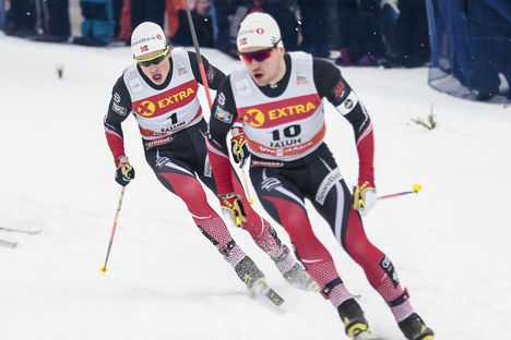 28.01.2017, Falun Sweden (SWE):Johannes Hoesflot Klaebo (NOR) - FIS world cup cross-country, individual sprint, Falun (SWE). www.nordicfocus.com. © Modica/NordicFocus. Every downloaded picture is fee-liable. NordicFocus 28.01.2017, Falun Sweden (SWE):Johannes Hoesflot Klaebo (NOR) - FIS world cup cross-country, individual sprint, Falun (SWE). www.nordicfocus.com. © Modica/NordicFocus. Every downloaded picture is fee-liable.