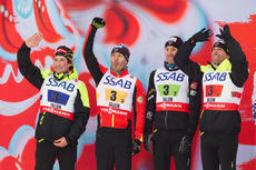 27.02.2015, Falun, Sweden (SWE): Adrien Backscheider (FRA), Robin Duvillard (FRA), Maurice Manificat (FRA), Jean Marc Gaillard (FRA), (l-r) - FIS nordic world ski championships, cross-country, 4x10km men, Falun (SWE). www.nordicfocus.com. © NordicFocus. NordicFocus 27.02.2015, Falun, Sweden (SWE): Adrien Backscheider (FRA), Robin Duvillard (FRA), Maurice Manificat (FRA), Jean Marc Gaillard (FRA), (l-r) - FIS nordic world ski championships, cross-country, 4x10km men, Falun (SWE). www.nordicfocus.com. © NordicFocus.