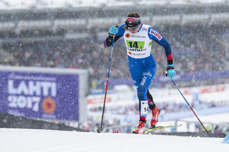 26.02.2017, Lahti, Finland (FIN):Justyna Kowalczyk (POL) - FIS nordic world ski championships, cross-country, team sprint, Lahti (FIN). www.nordicfocus.com. © Modica/NordicFocus. Every downloaded picture is fee-liable. Modica/NordicFocus 26.02.2017, Lahti, Finland (FIN):Justyna Kowalczyk (POL) - FIS nordic world ski championships, cross-country, team sprint, Lahti (FIN). www.nordicfocus.com. © Modica/NordicFocus. Every downloaded picture is fee-liable.
