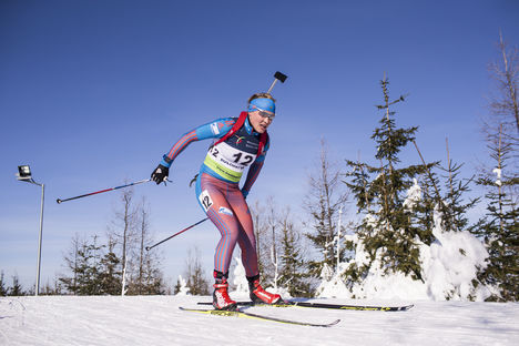 27.01.2017, Duszniki Zdroj, Poland (POL):Anna Nikulina (RUS) - IBU Open European championships biathlon, sprint women, Duszniki Zdroj (POL). www.nordicfocus.com. © Manzoni/NordicFocus. Every downloaded picture is fee-liable. NordicFocus 27.01.2017, Duszniki Zdroj, Poland (POL):Anna Nikulina (RUS) - IBU Open European championships biathlon, sprint women, Duszniki Zdroj (POL). www.nordicfocus.com. © Manzoni/NordicFocus. Every downloaded picture is fee-liable.