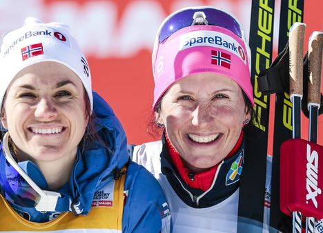 18.03.2017, Quebec, Canada (CAN):Heidi Weng (NOR), Marit Bjoergen (NOR), Krista Parmakoski (FIN), (l-r) - FIS world cup cross-country, mass women, Quebec (CAN). www.nordicfocus.com. © Modica/NordicFocus. Every downloaded picture is fee-liable. NordicFocus 18.03.2017, Quebec, Canada (CAN):Heidi Weng (NOR), Marit Bjoergen (NOR), Krista Parmakoski (FIN), (l-r) - FIS world cup cross-country, mass women, Quebec (CAN). www.nordicfocus.com. © Modica/NordicFocus. Every downloaded picture is fee-liable.