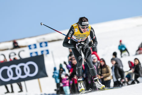 19.03.2017, Quebec, Canada (CAN):Nathalie Von Siebenthal (SUI) - FIS world cup cross-country, pursuit women, Quebec (CAN). www.nordicfocus.com. © Modica/NordicFocus. Every downloaded picture is fee-liable. NordicFocus 19.03.2017, Quebec, Canada (CAN):Nathalie Von Siebenthal (SUI) - FIS world cup cross-country, pursuit women, Quebec (CAN). www.nordicfocus.com. © Modica/NordicFocus. Every downloaded picture is fee-liable.