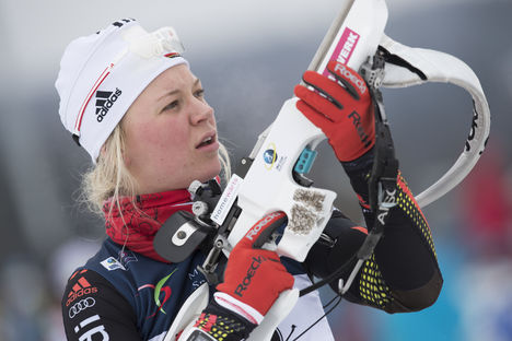 25.01.2017, Duszniki Zdroj, Poland (POL):Miriam Goessner (GER) - IBU Open European championships biathlon, individual women, Duszniki Zdroj (POL). www.nordicfocus.com. © Manzoni/NordicFocus. Every downloaded picture is fee-liable. NordicFocus 25.01.2017, Duszniki Zdroj, Poland (POL):Miriam Goessner (GER) - IBU Open European championships biathlon, individual women, Duszniki Zdroj (POL). www.nordicfocus.com. © Manzoni/NordicFocus. Every downloaded picture is fee-liable.