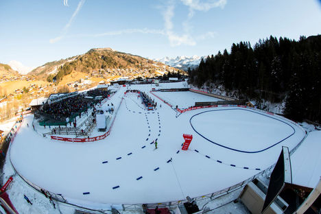 15.12.2013, Annecy-Le Grand Bornand, France (FRA): Event Feature: The biathlon venue overview- IBU world cup biathlon, pursuit women, Annecy-Le Grand Bornand (FRA). www.nordicfocus.com. © Manzoni/NordicFocus. Every downloaded picture is fee-liable. NordicFocus 15.12.2013, Annecy-Le Grand Bornand, France (FRA): Event Feature: The biathlon venue overview- IBU world cup biathlon, pursuit women, Annecy-Le Grand Bornand (FRA). www.nordicfocus.com. © Manzoni/NordicFocus. Every downloaded picture is fee-liable.