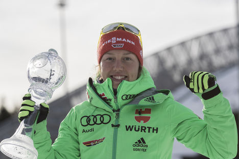 17.03.2017, Oslo, Norway (NOR):Laura Dahlmeier (GER) - IBU world cup biathlon, cups, Oslo (NOR). www.nordicfocus.com. © Manzoni/NordicFocus. Every downloaded picture is fee-liable. NordicFocus 17.03.2017, Oslo, Norway (NOR):Laura Dahlmeier (GER) - IBU world cup biathlon, cups, Oslo (NOR). www.nordicfocus.com. © Manzoni/NordicFocus. Every downloaded picture is fee-liable.