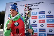 19.02.2017, Hochfilzen, Austria (AUT):Simon Schempp (GER) - IBU world championships biathlon, medals, Hochfilzen (AUT). www.nordicfocus.com. © NordicFocus. Every downloaded picture is fee-liable. NordicFocus 19.02.2017, Hochfilzen, Austria (AUT):Simon Schempp (GER) - IBU world championships biathlon, medals, Hochfilzen (AUT). www.nordicfocus.com. © NordicFocus. Every downloaded picture is fee-liable.