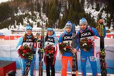 09.02.2017, Hochfilzen, Austria (AUT):Olga Podchufarova (RUS), Tatiana Akimova (RUS), Alexander Loginov (RUS), Anton Shipulin (RUS) - IBU world championships biathlon, relay mixed, Hochfilzen (AUT). www.nordicfocus.com. © NordicFocus. Every downloaded p NordicFocus 09.02.2017, Hochfilzen, Austria (AUT):Olga Podchufarova (RUS), Tatiana Akimova (RUS), Alexander Loginov (RUS), Anton Shipulin (RUS) - IBU world championships biathlon, relay mixed, Hochfilzen (AUT). www.nordicfocus.com. © NordicFocus. Every downloaded p
