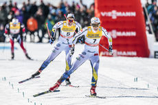 19.03.2017, Quebec, Canada (CAN):Ida Ingemarsdotter (SWE), Stina Nilsson (SWE), (l-r) - FIS world cup cross-country, pursuit women, Quebec (CAN). www.nordicfocus.com. © Modica/NordicFocus. Every downloaded picture is fee-liable. NordicFocus 19.03.2017, Quebec, Canada (CAN):Ida Ingemarsdotter (SWE), Stina Nilsson (SWE), (l-r) - FIS world cup cross-country, pursuit women, Quebec (CAN). www.nordicfocus.com. © Modica/NordicFocus. Every downloaded picture is fee-liable.