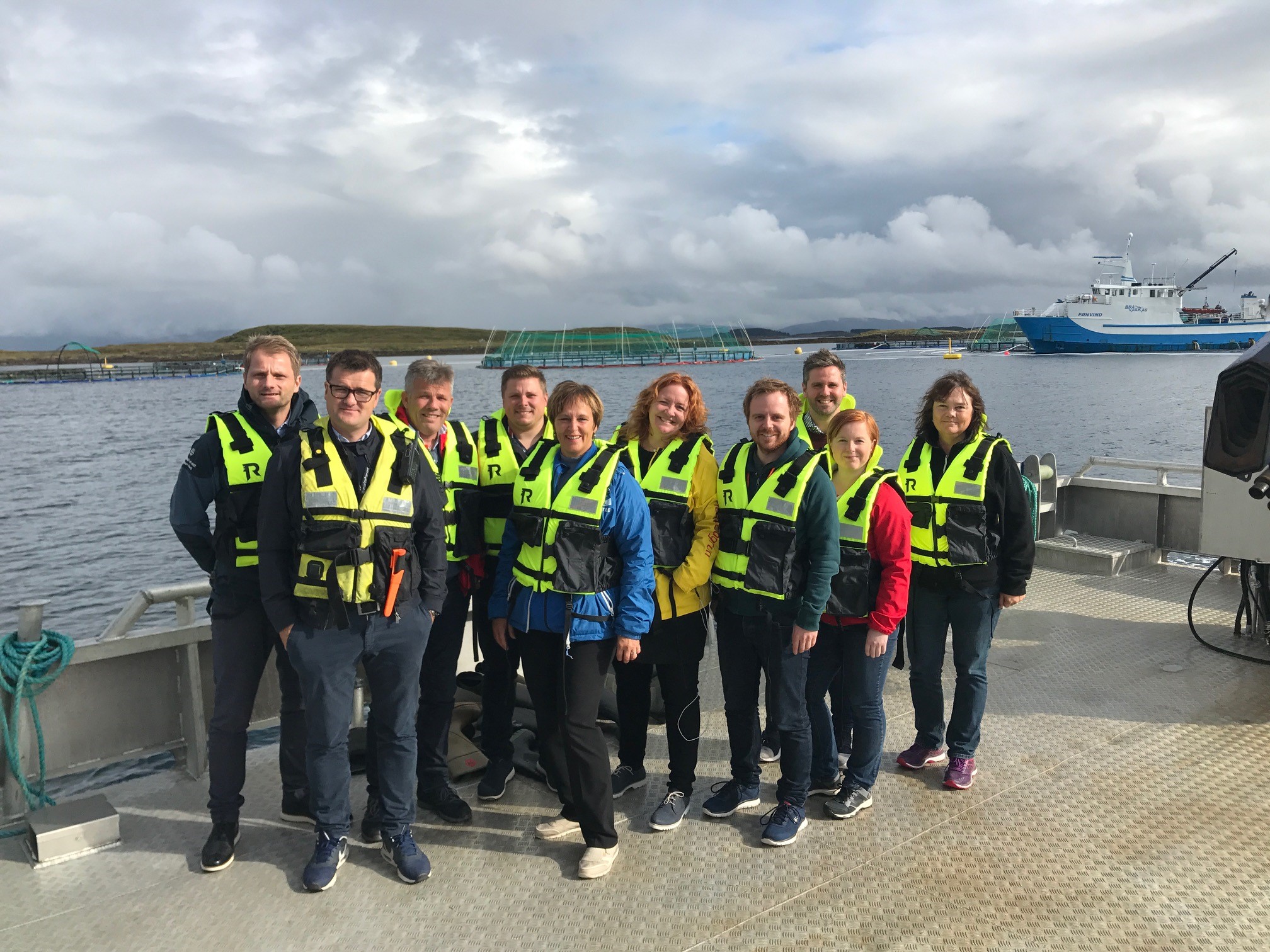 Politikerbesøk Marine Harvest