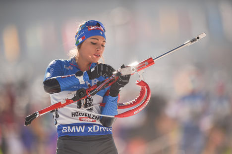 15.02.2017, Hochfilzen, Austria (AUT):Dorothea Wierer (ITA) - IBU world championships biathlon, individual women, Hochfilzen (AUT). www.nordicfocus.com. © NordicFocus. Every downloaded picture is fee-liable. NordicFocus 15.02.2017, Hochfilzen, Austria (AUT):Dorothea Wierer (ITA) - IBU world championships biathlon, individual women, Hochfilzen (AUT). www.nordicfocus.com. © NordicFocus. Every downloaded picture is fee-liable.