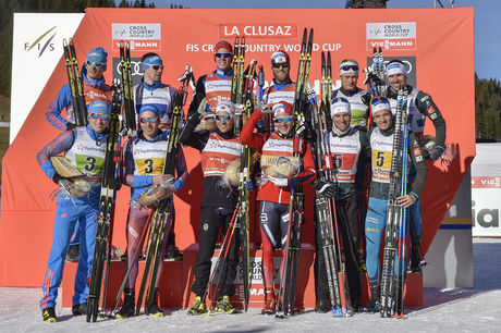 18.12.2016, La Clusaz, France (FRA):Evgeniy Belov (RUS), Alexander Legkov (RUS), Alexey Chervotkin (RUS), Sergey Ustiugov (RUS), Didrik Toenseth (NOR), Martin Johnsrud Sundby (NOR), Anders Gloeersen (NOR), Finn Haagen Krogh (NOR), Jean Marc Gaillard (FRA NordicFocus 18.12.2016, La Clusaz, France (FRA):Evgeniy Belov (RUS), Alexander Legkov (RUS), Alexey Chervotkin (RUS), Sergey Ustiugov (RUS), Didrik Toenseth (NOR), Martin Johnsrud Sundby (NOR), Anders Gloeersen (NOR), Finn Haagen Krogh (NOR), Jean Marc Gaillard (FRA