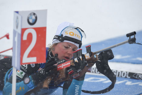 17.02.2017, Hochfilzen, Austria (AUT):Marie Dorin Habert (FRA) - IBU world championships biathlon, relay women, Hochfilzen (AUT). www.nordicfocus.com. © NordicFocus. Every downloaded picture is fee-liable. NordicFocus 17.02.2017, Hochfilzen, Austria (AUT):Marie Dorin Habert (FRA) - IBU world championships biathlon, relay women, Hochfilzen (AUT). www.nordicfocus.com. © NordicFocus. Every downloaded picture is fee-liable.