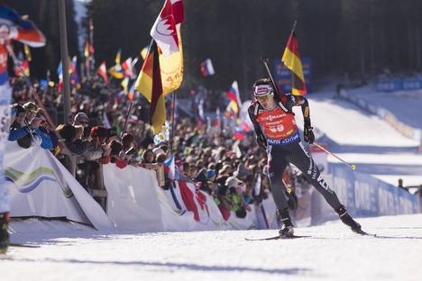 NordicFocus 10.12.2016, Pokljuka, Slovenia (SLO):Dominik Windisch (ITA) - IBU world cup biathlon, pursuit men, Pokljuka (SLO). www.nordicfocus.com. © Manzoni/NordicFocus. Every downloaded picture is fee-liable.