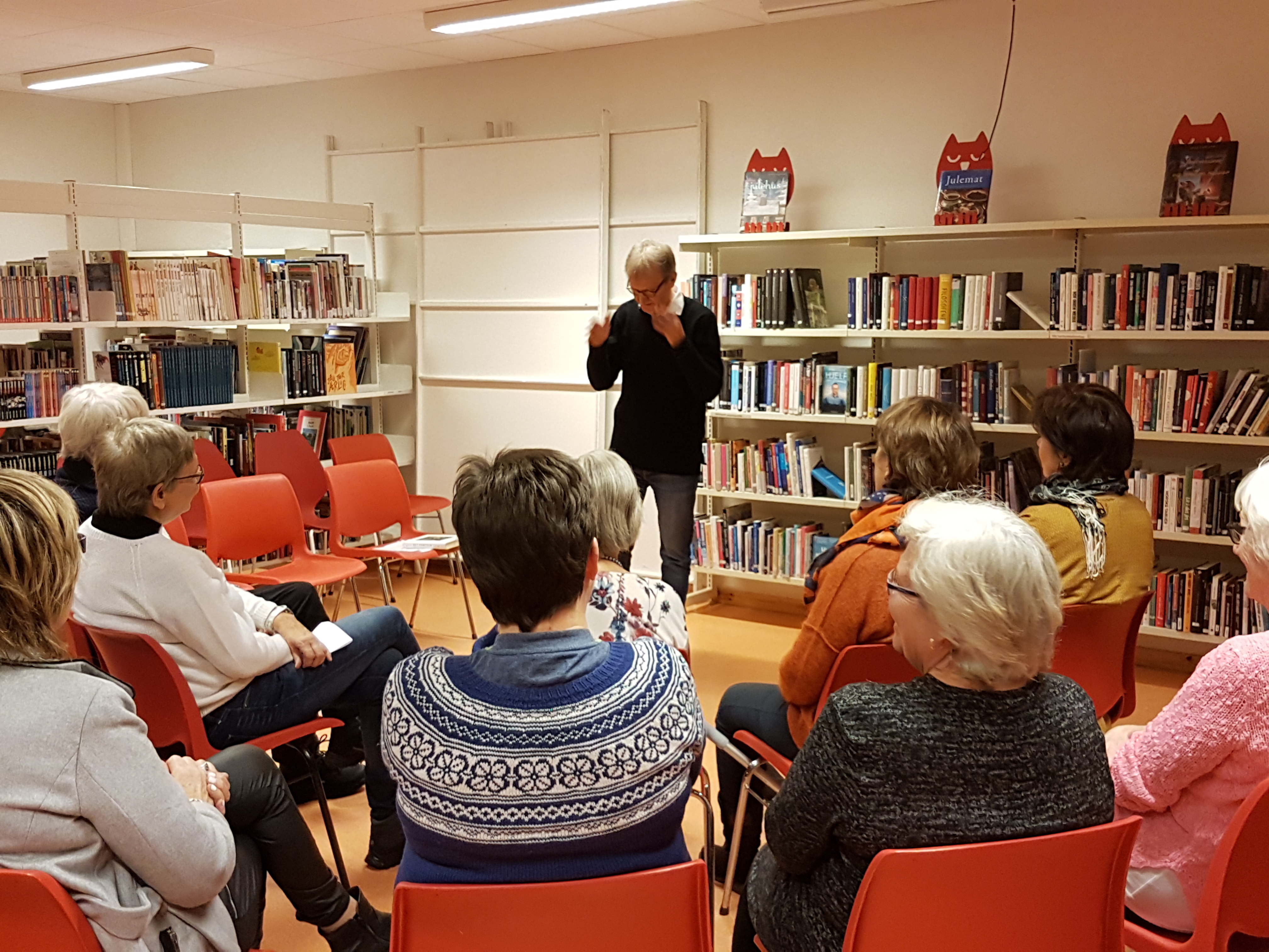 Ove Røsbak på biblioteket