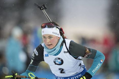 NordicFocus 03.12.2017, Oestersund, Sweden, (SWE):Justine Braisaz (FRA) - IBU world cup biathlon, pursuit women, Oestersund (SWE). www.nordicfocus.com. © Manzoni/NordicFocus. Every downloaded picture is fee-liable.